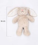 Mollis Hase Kuscheltier Baby (36cm groß) – Weiches Stofftier für Kinder & Babys – K – Bild 4