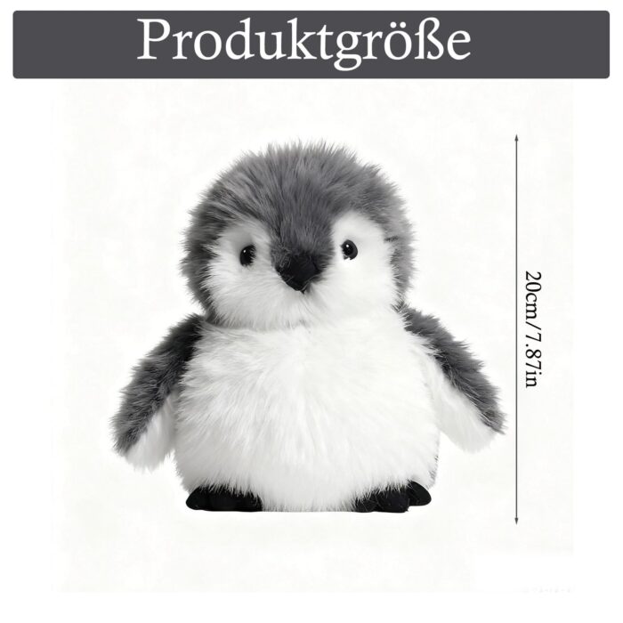 JcvPot Pinguin Kuscheltier, Weiches Stofftier Für Kinder Und Babys, Kuscheltier Pinguin Plüschtielüschtier – Bild 7